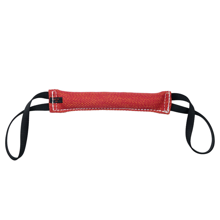 1.5" x 10" / Red Linen / 2 Handles