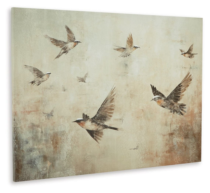 Collmund - Wall Art - Gray / Brown