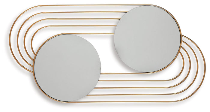 Warrenley - Accent Mirror - Gold Finish