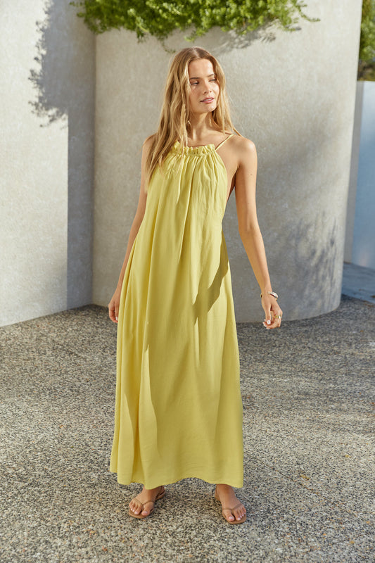 Not So Little Miss Maxi Dress Yellow