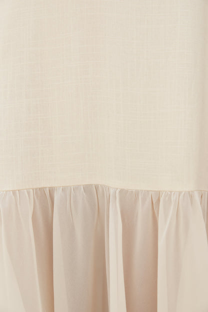 Island Rhythm Maxi Dress Beige