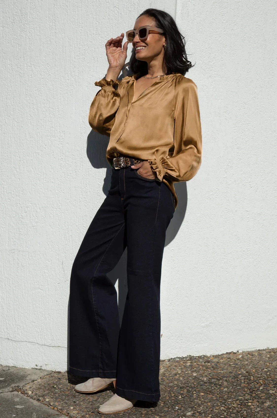Sierra Long Sleeve Top Gold