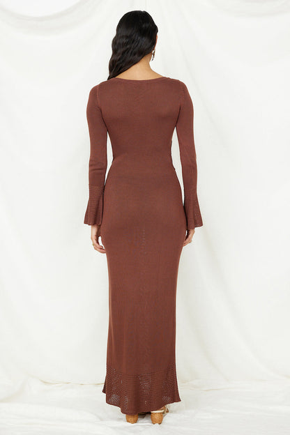 The One That Got Away Maxi Dress Brown