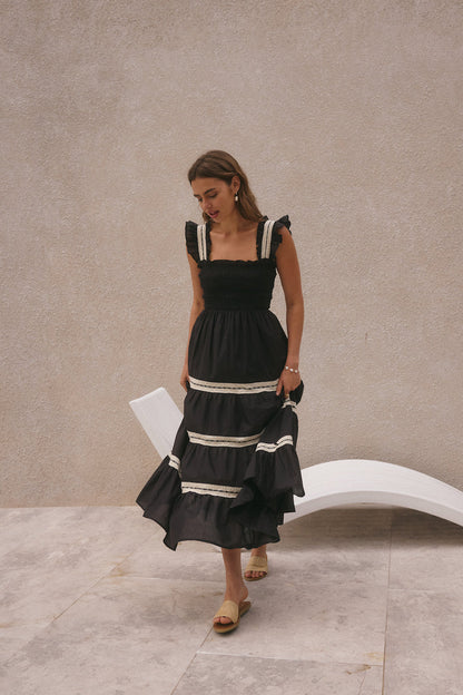 Monica Maxi Dress Black