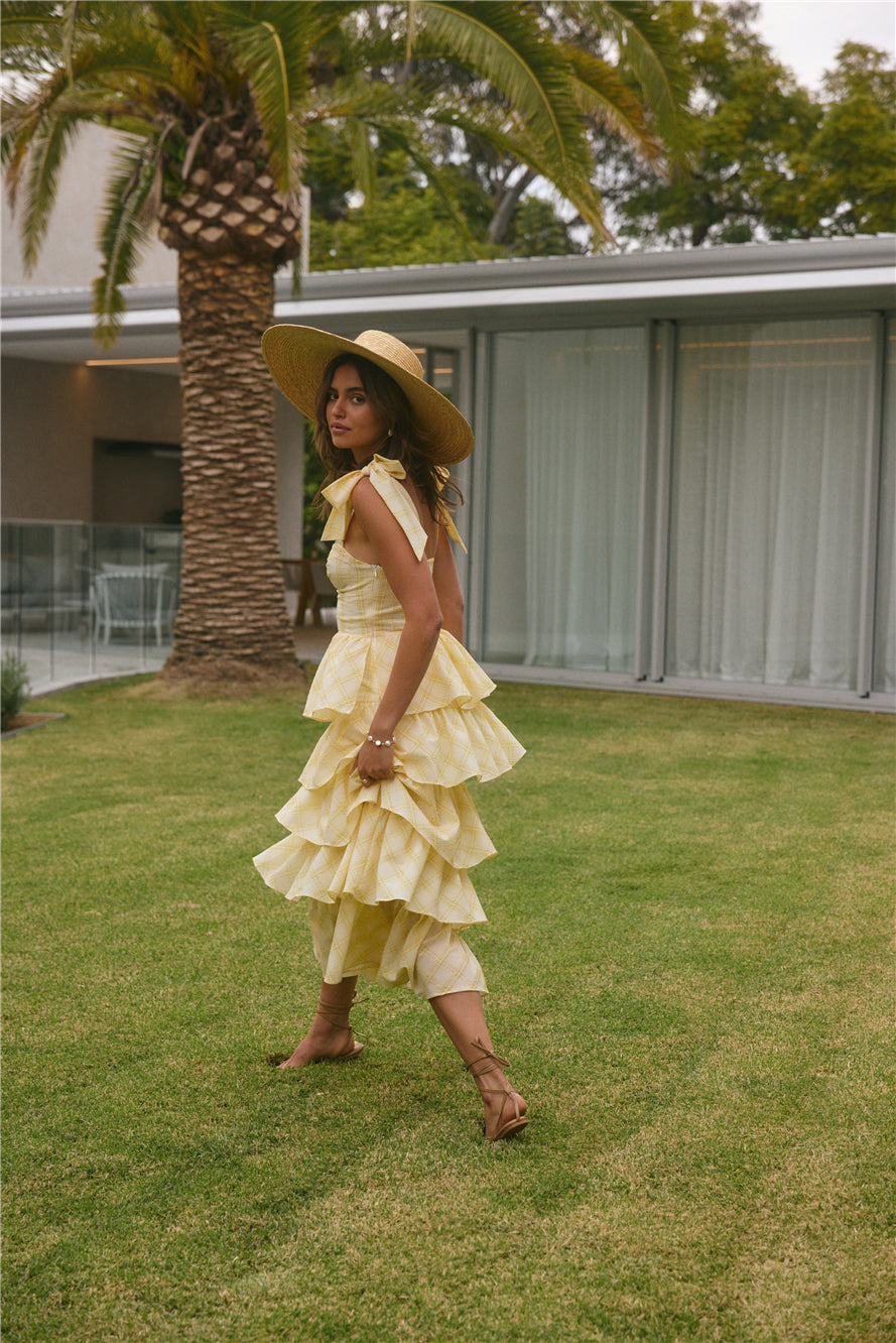 Dalia Maxi Dress Yellow