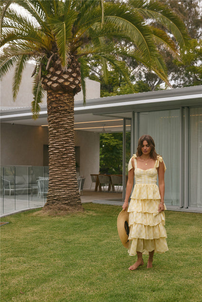 Dalia Maxi Dress Yellow