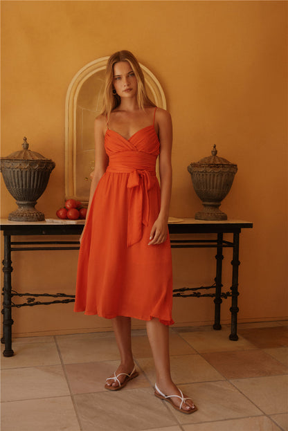 Lu & Lux Maxi Dress Red
