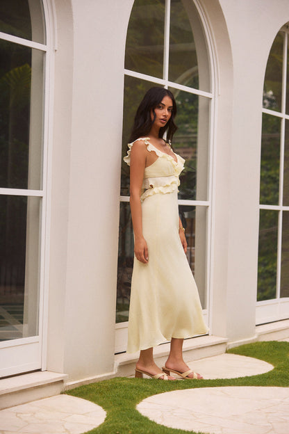 Sundream Maxi Dress Yellow