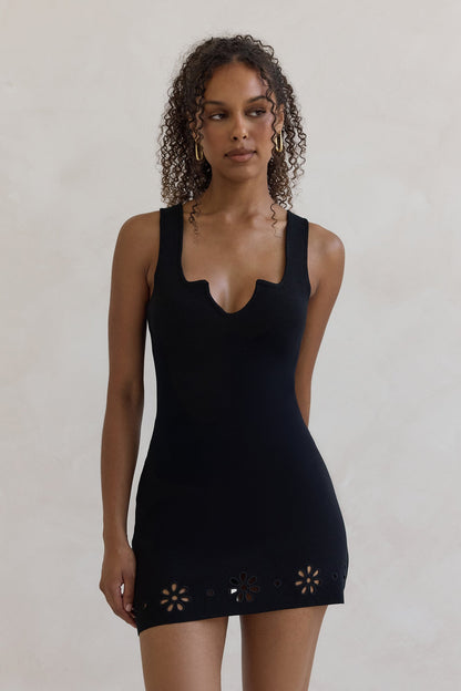 Soft Girl Agenda Mini Dress Black
