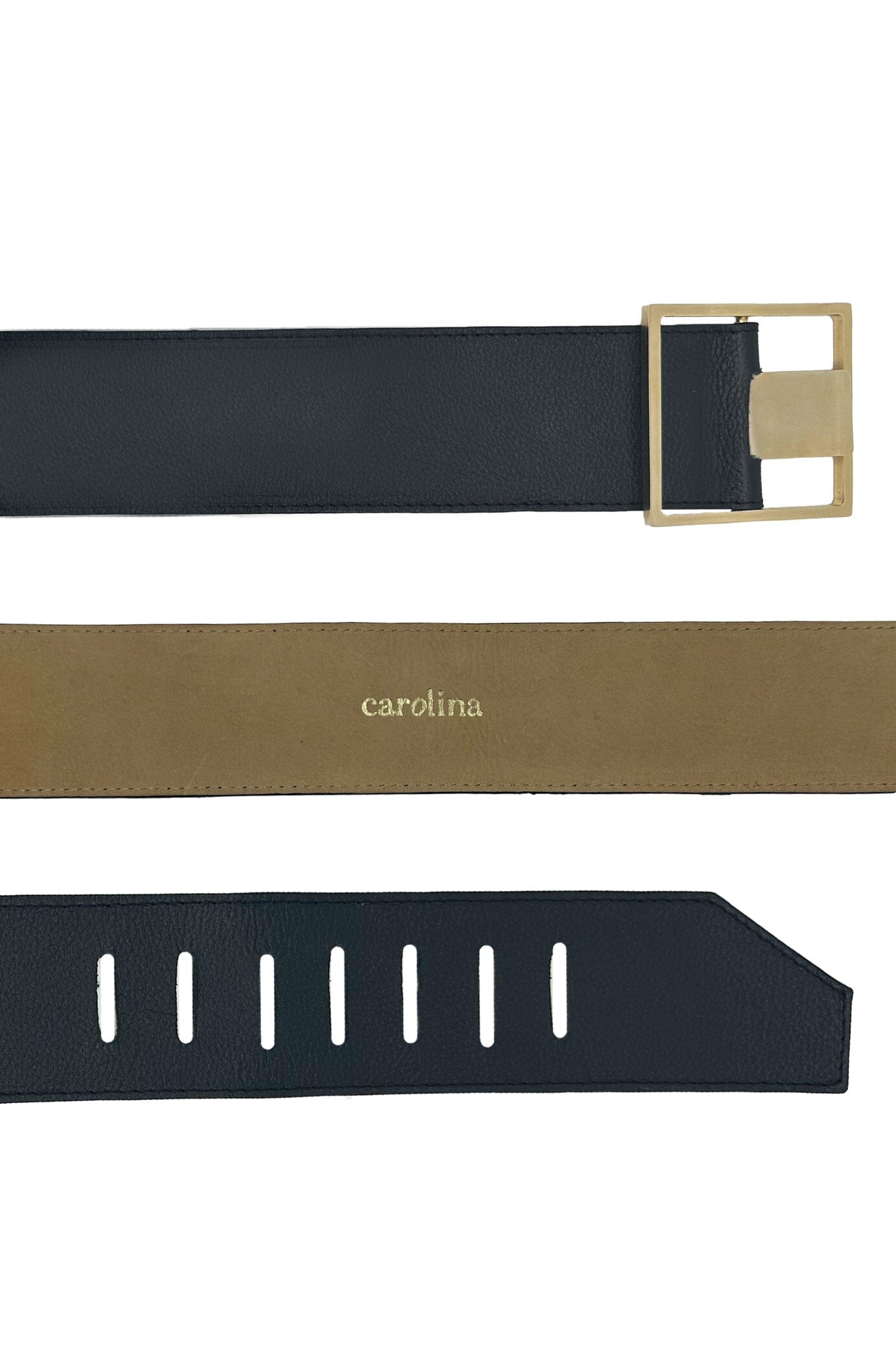 Andrea Belt Black Soft Leather