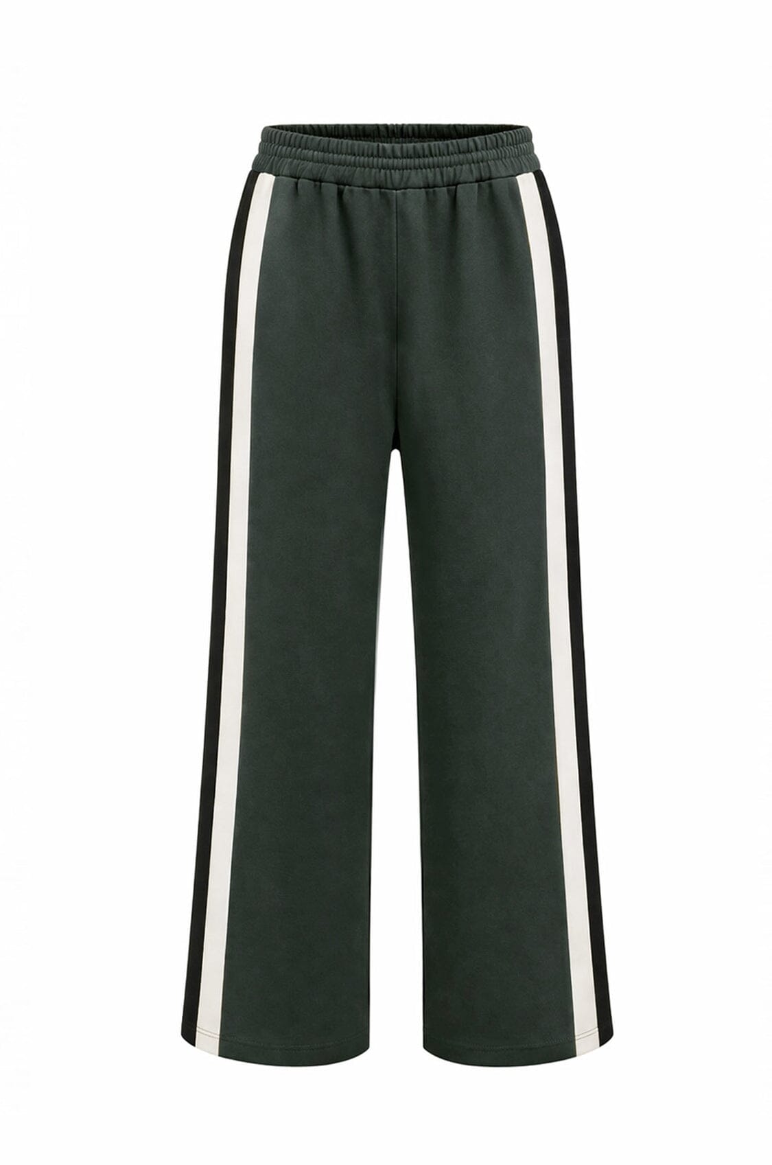 Ariana Side Stripe Jogger Military Green
