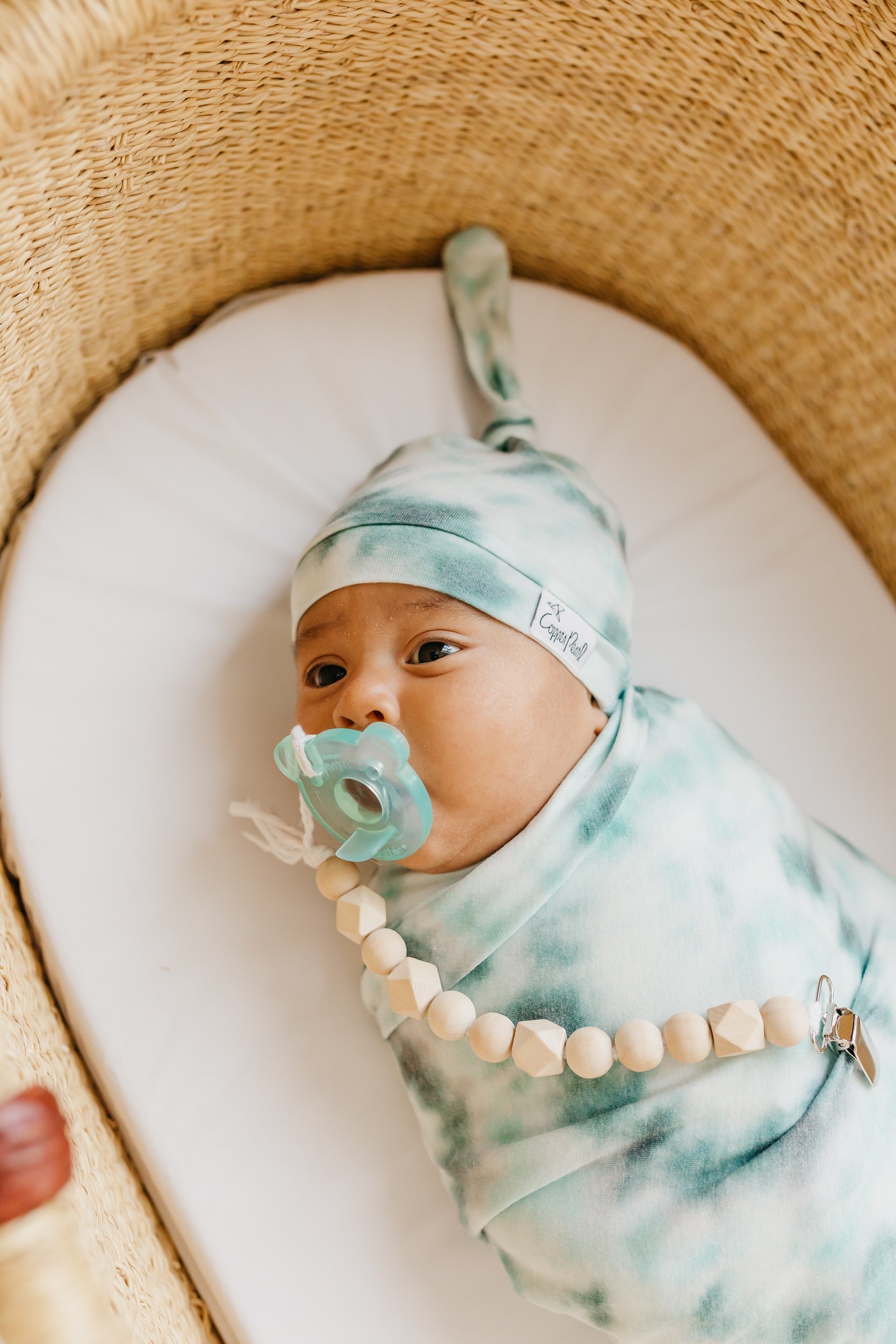 Knit Swaddle Blanket - Bahama