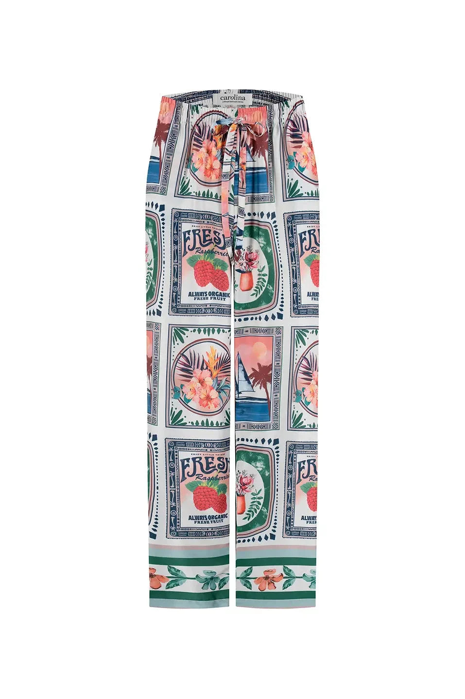 Casey Straight Leg Pants in Rio Print