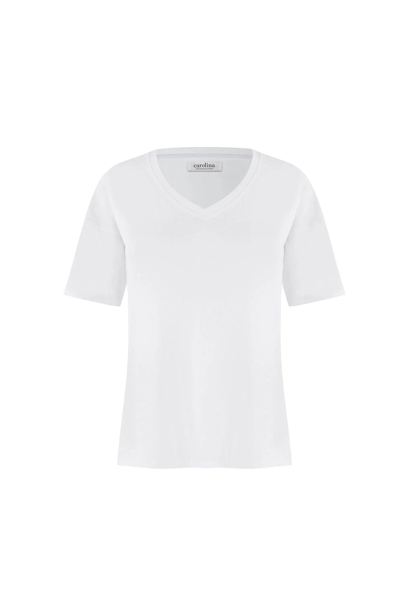 Courtney V-Neck T-Shirt White