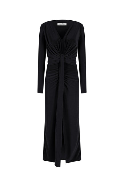 Kristen Long Sleeve Dress Black