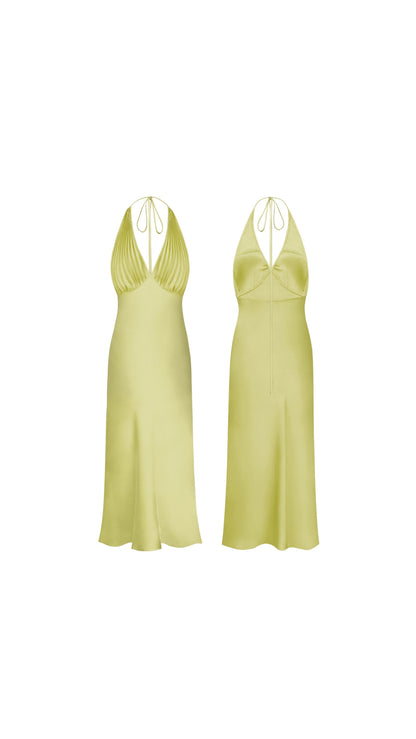 "Maryline" satin dress 4 colors