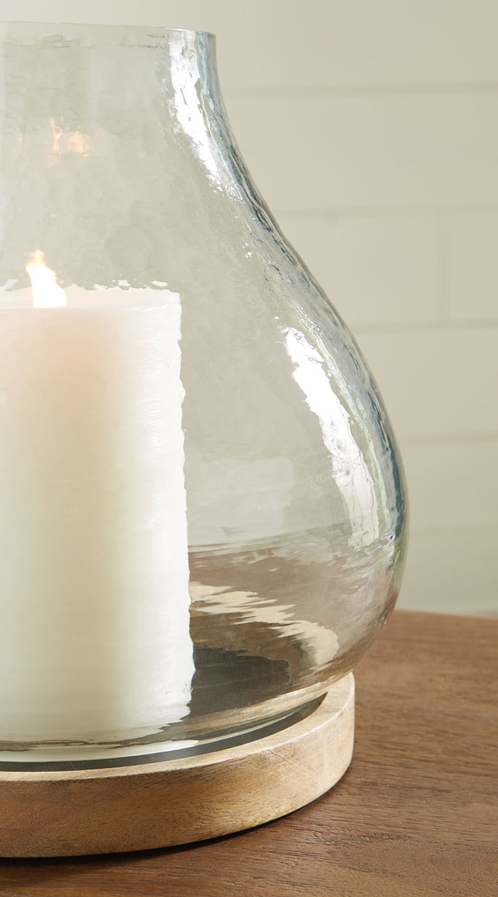 Adalisen - Candle Holder - Clear / Brown