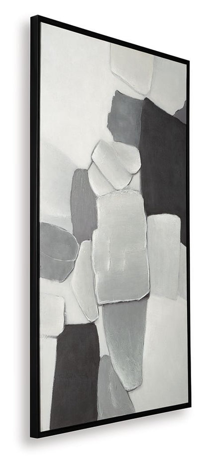 Adilson - Wall Art - White / Gray / Black