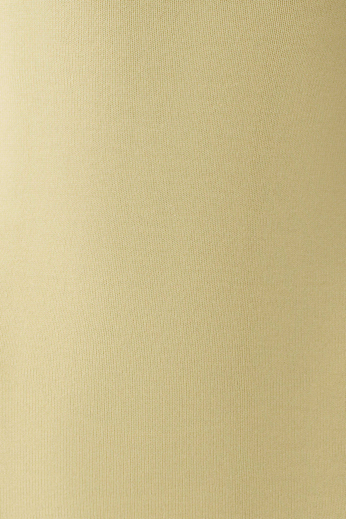 Amilee Scarf Knit Mini Dress - Lemon