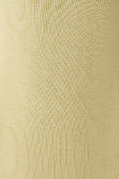 Amilee Scarf Knit Mini Dress - Lemon