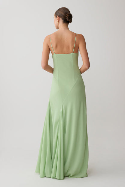 Aurelia Chiffon Maxi Dress - Sage