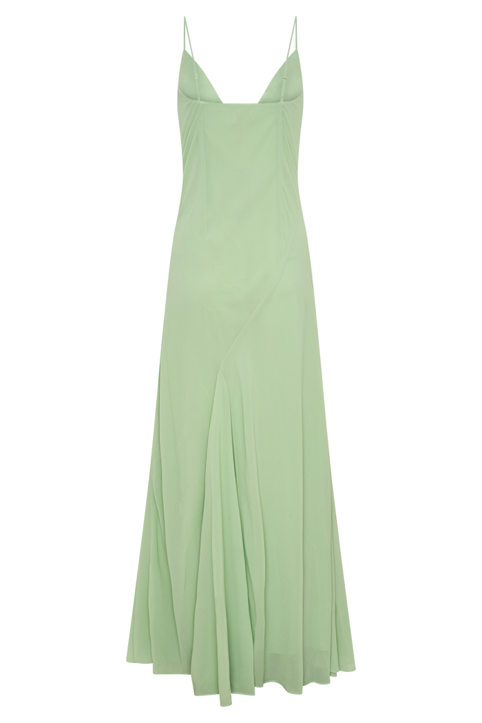 Aurelia Chiffon Maxi Dress - Sage