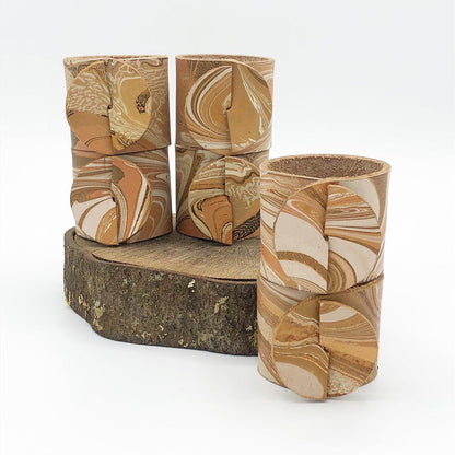 Bermuda Sand Napkin Ring Set - No One Alike