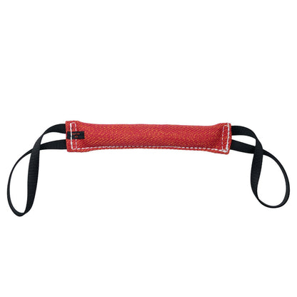 1.5" x 10" / Red Linen / 2 Handles