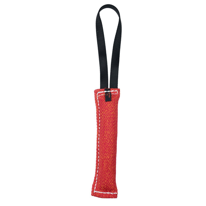 1.5" x 8" / Red Linen / 1 Handle