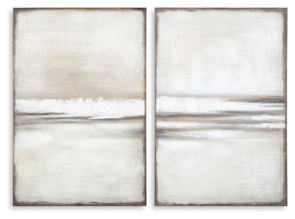 Brockdunn - Wall Art Set (Set of 2) - Tan / Brown