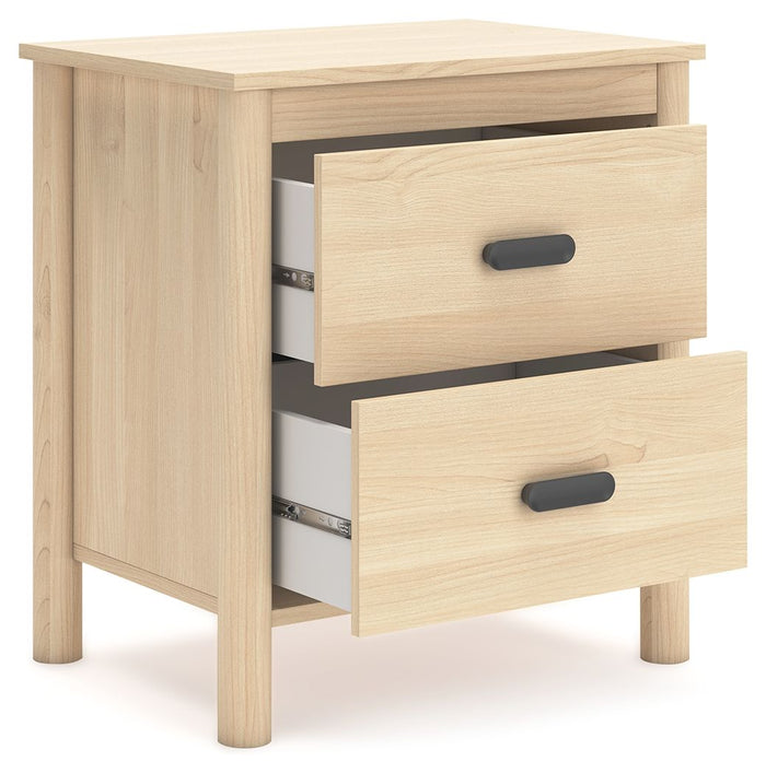 Cabinella - Two Drawer Night Stand - Tan