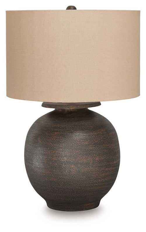 Carlenbury - Metal Table Lamp - Antique Brown