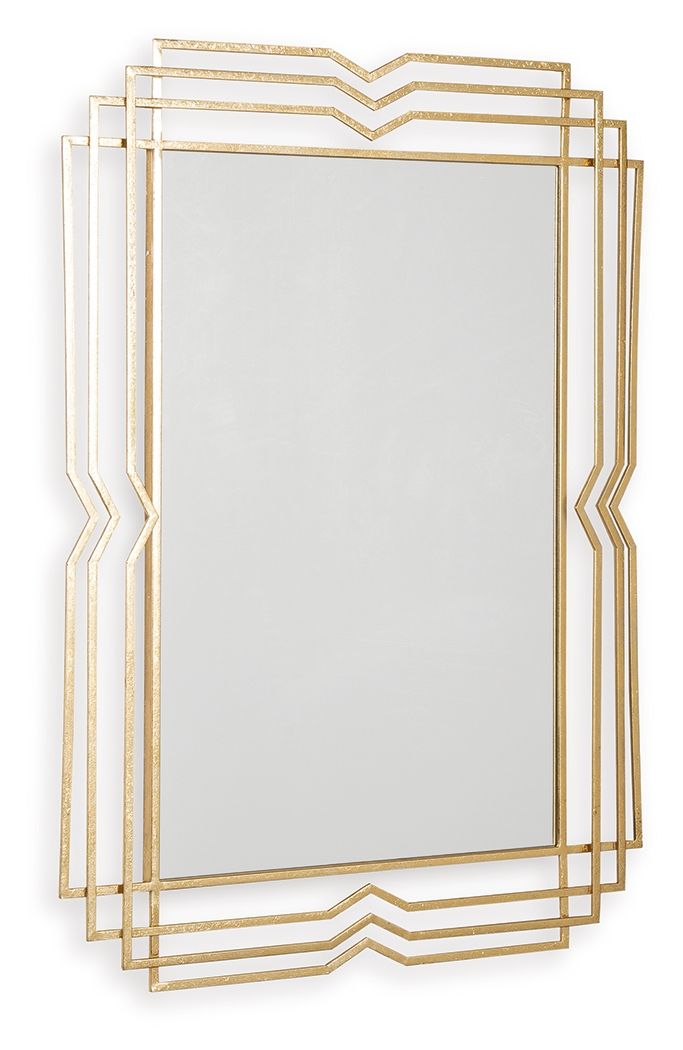 Claybrook - Accent Mirror - Gold Finish
