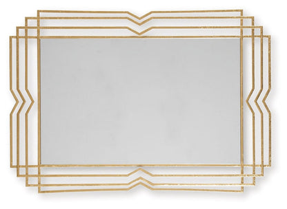Claybrook - Accent Mirror - Gold Finish
