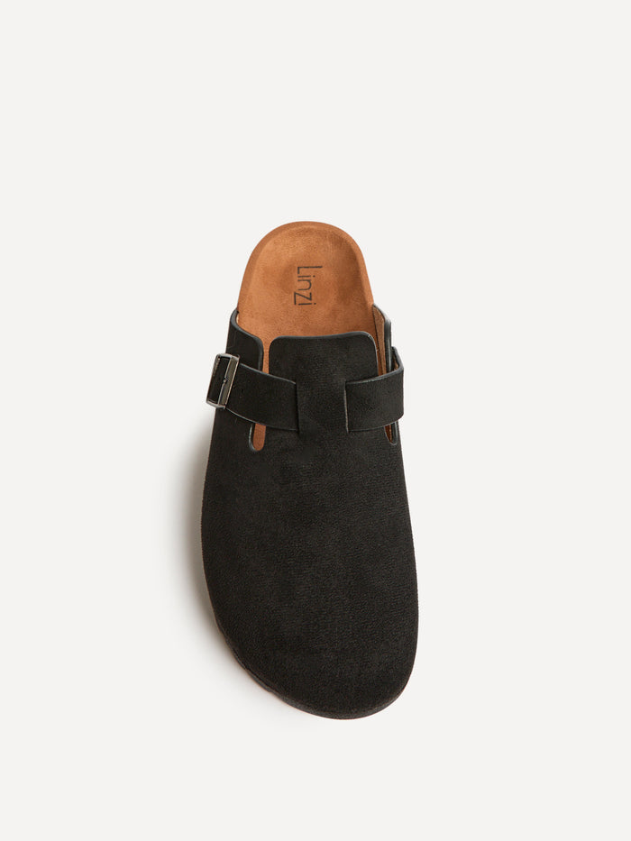 Cyrus Black Soft Footbed Clogs