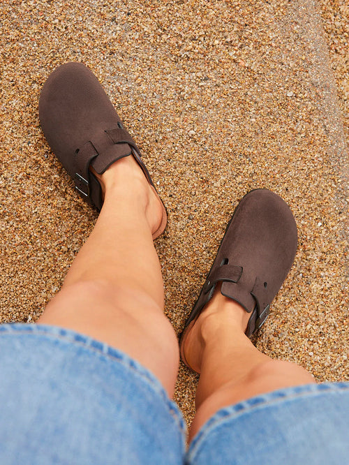 Cyrus Brown Soft Footbed Clogs