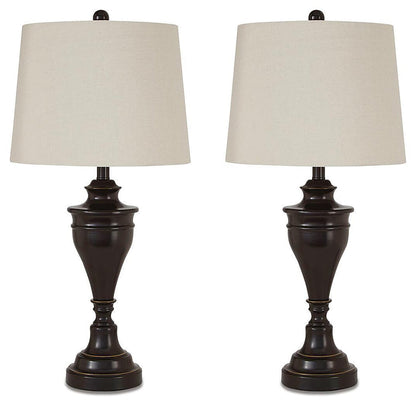Darlita - Metal Table Lamp (Set of 2) - Bronze Finish