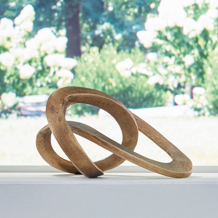 Dunnruck - Sculpture - Antique Brass Finish