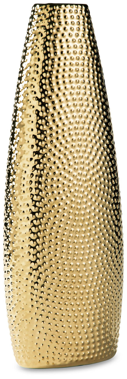 Efim - Vase - 13.75" - Gold Finish