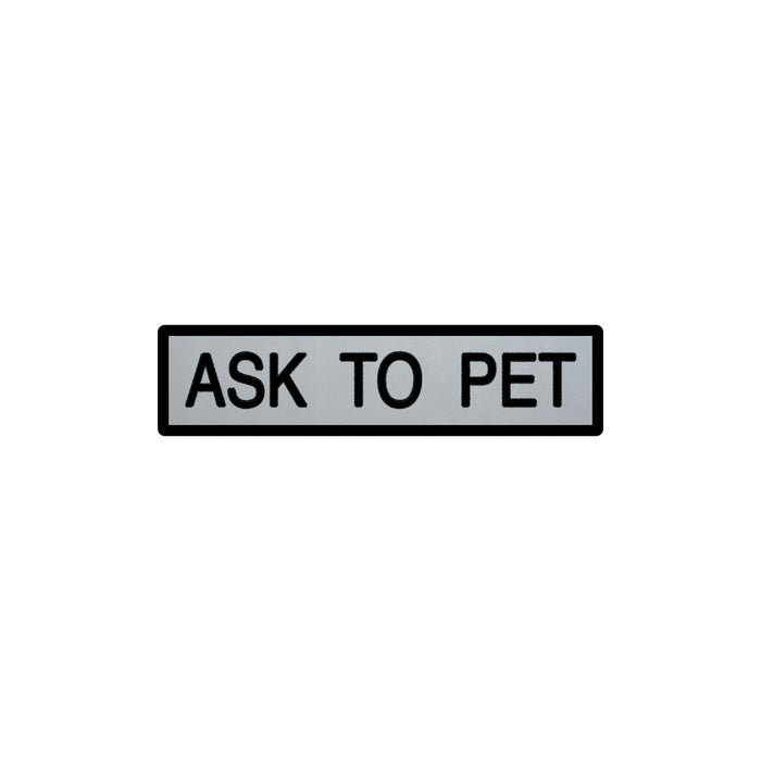 Embroidered Reflective ID Patch - 1.5" x 6"