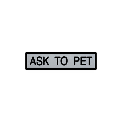 Embroidered Reflective ID Patch - 1.5" x 6"