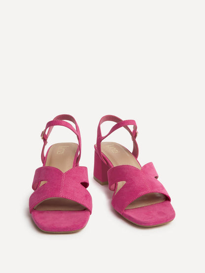 Empire Wide Fit Fuchsia Block Heels