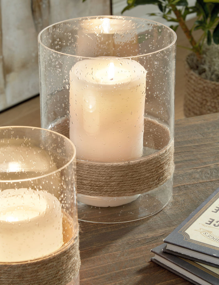 Eudocia - Candle Holder Set (Set of 2) - Clear