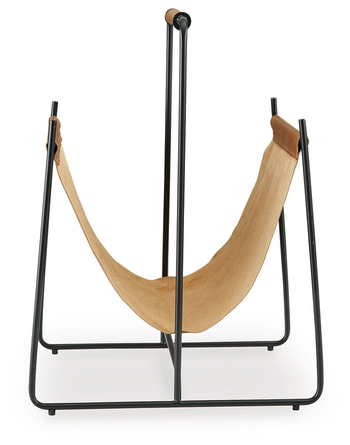 Faronworth - Magazine Rack - Brown / Black