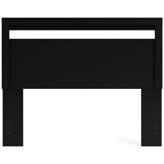 Finch - Queen Panel Headboard - Black