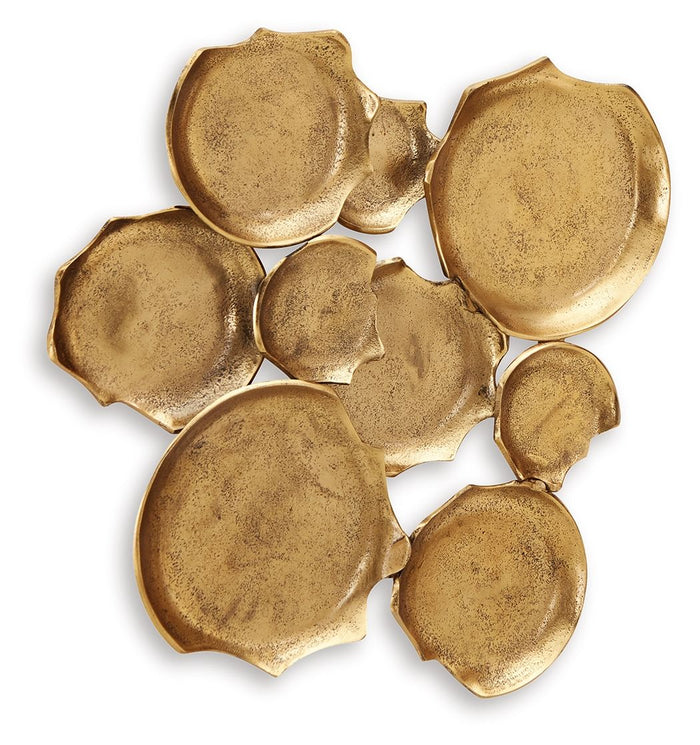 Gageton - Wall Decor - Antique Gold Finish