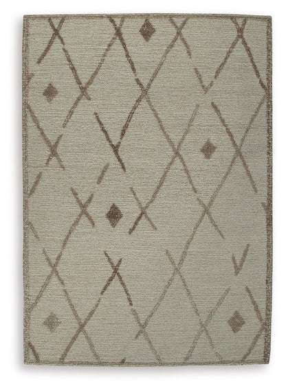 Guyford - 5' x 7' Rug - Beige / Brown