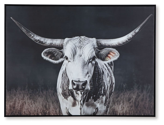 Harlandale - Wall Art - Black / White / Brown