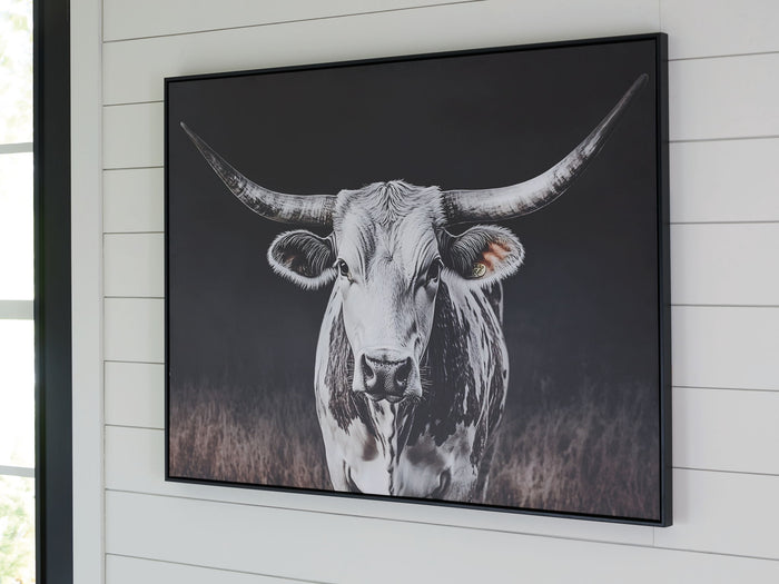 Harlandale - Wall Art - Black / White / Brown