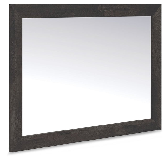 Hollivern - Bedroom Mirror - Dark Gray